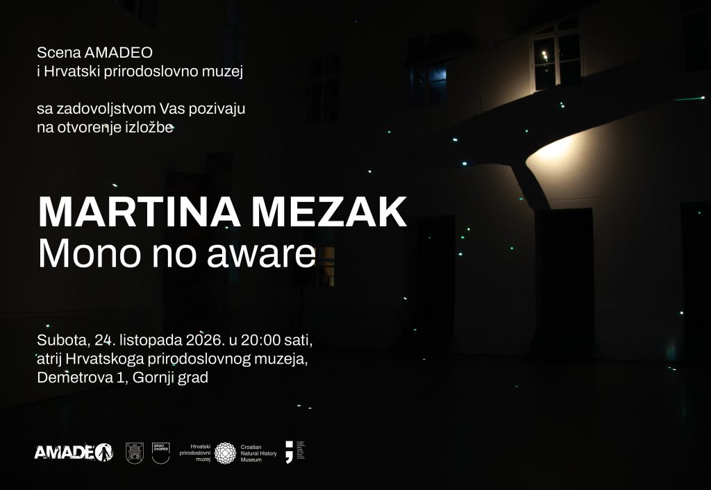 Subota, 24. 10. 2026. | Martina Mezak: "Moon no aware" | otvorenje izložbe